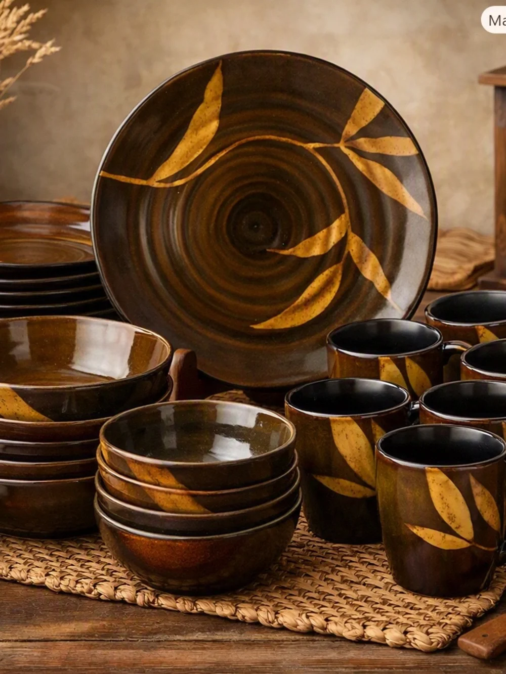 Pfaltzgraff Dakara Stoneware Set — Pier 1 Imports — Excellent Condition